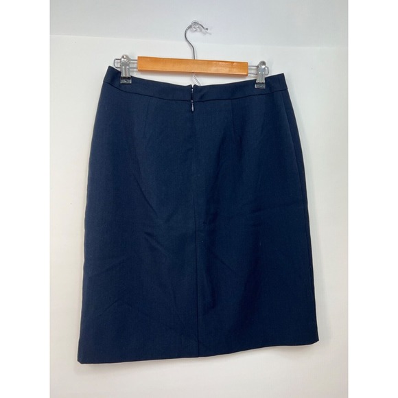 East 5th Black Lined‎ Pencil Knee Length Skirt  Women's Sz 8 - Picture 1 of 7